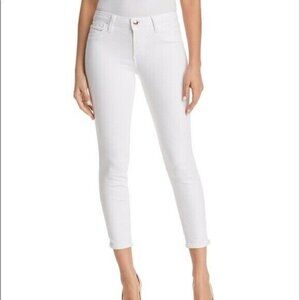 JOE'S JEANS White Jeans The Icon Crop Mid Rise Skinny White Jeans Sz 25 NWT $188